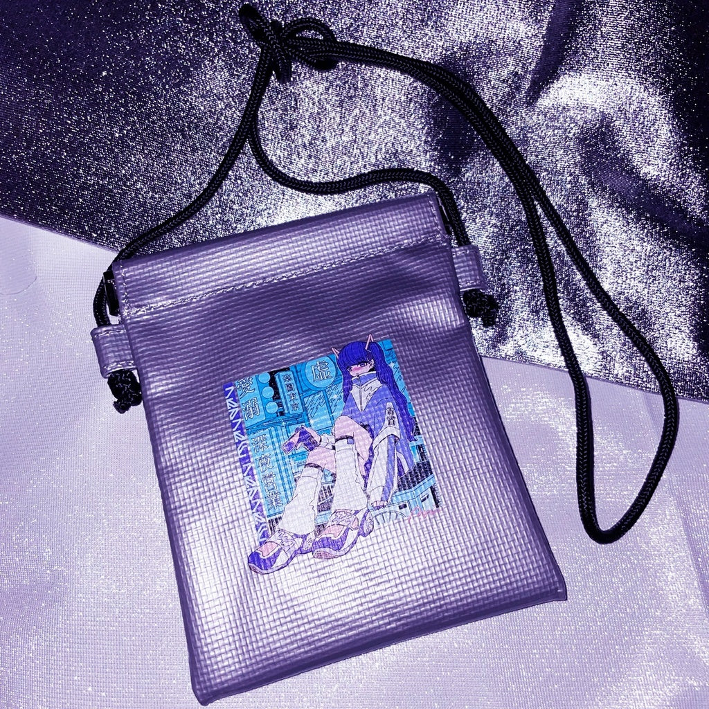 Distress Signal Silver Neck Pouch