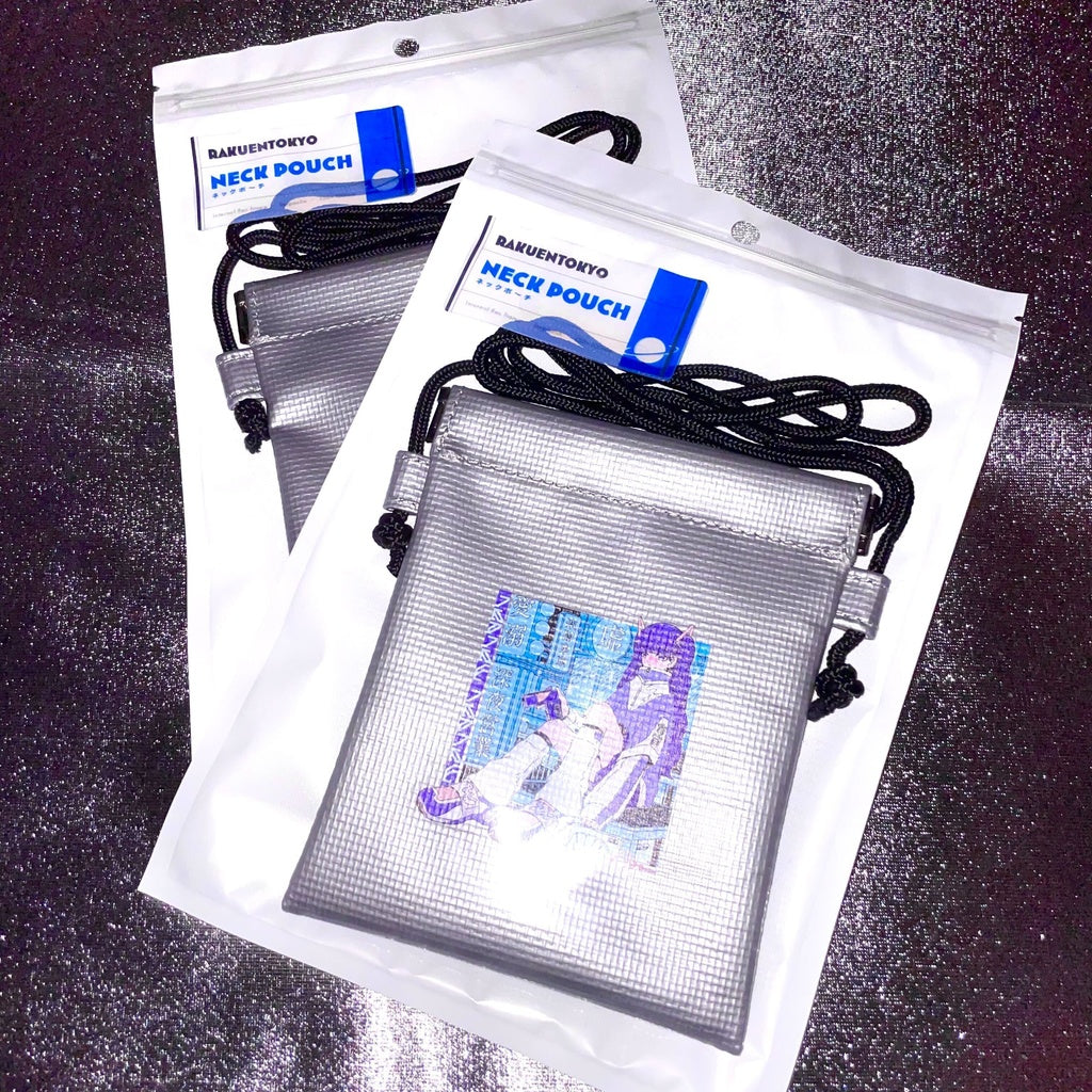 Distress Signal Silver Neck Pouch