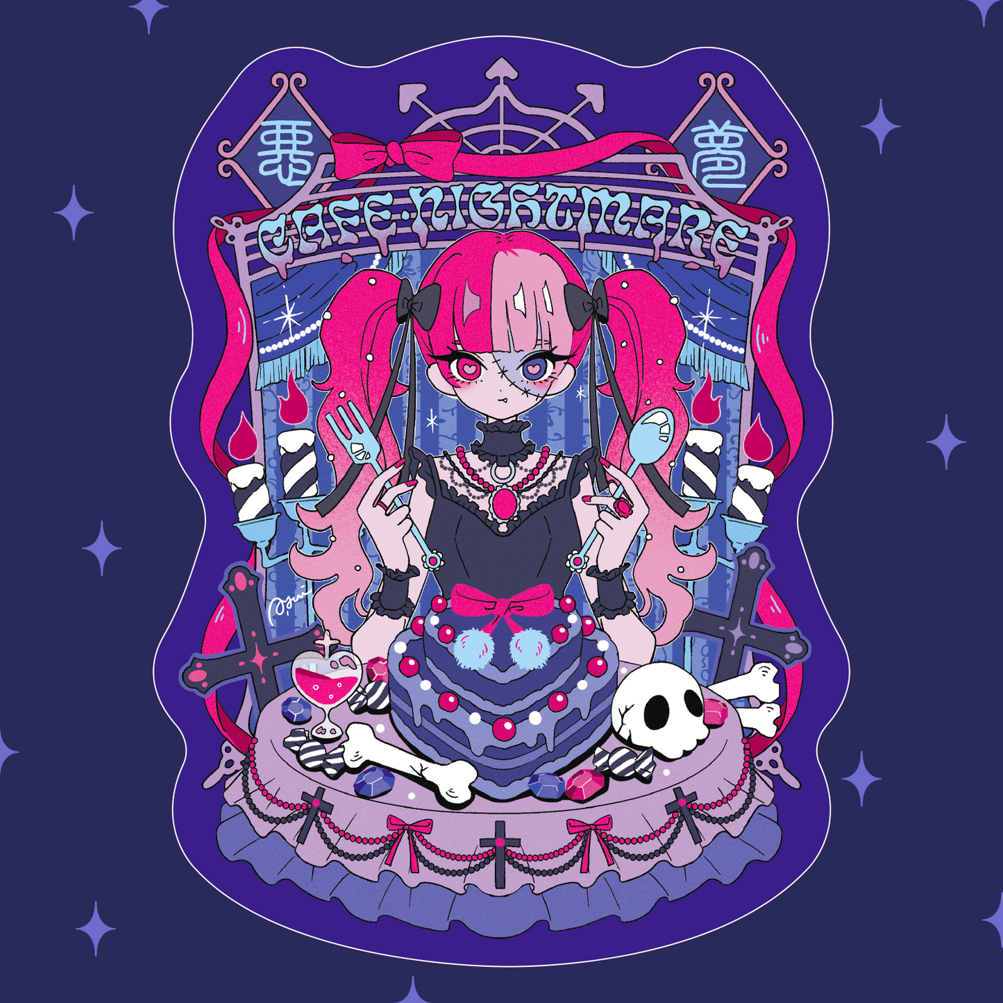Label-style stickers #12 to #16