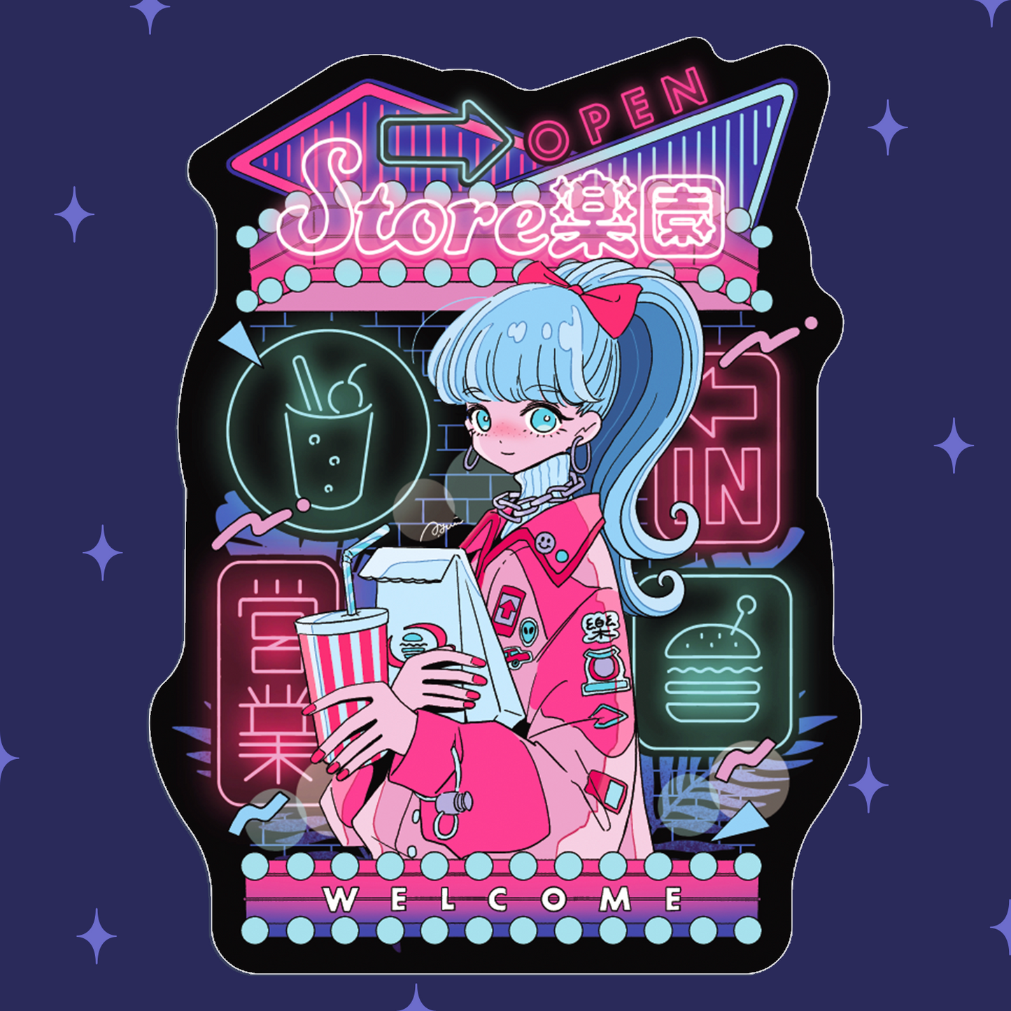 Label-style stickers #12 to #16