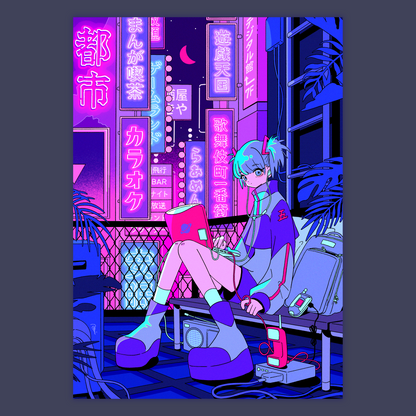 A4/A3 Poster [Saturday Night Kabukicho]