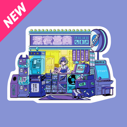 Label-style stickers #12 to #16