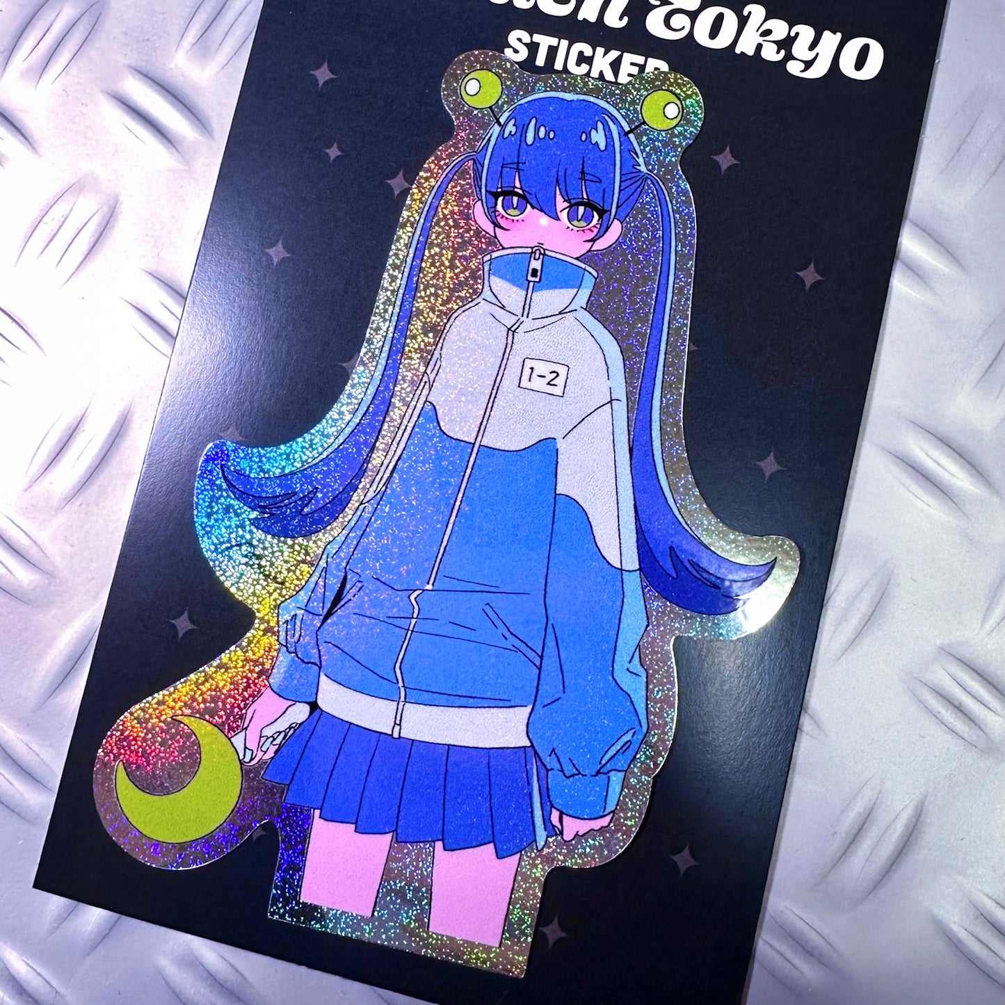 グリッターステッカー【深海魚】