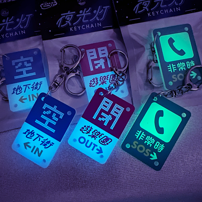 地下駐車場キーホルダー【閉 遊楽園】