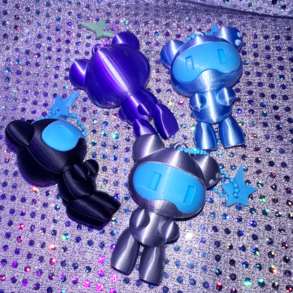 くま型ロボ マスコットキーホルダー