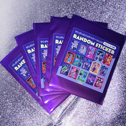 【ガチャ】ランダムラメステッカーvol.3 (2枚入り)