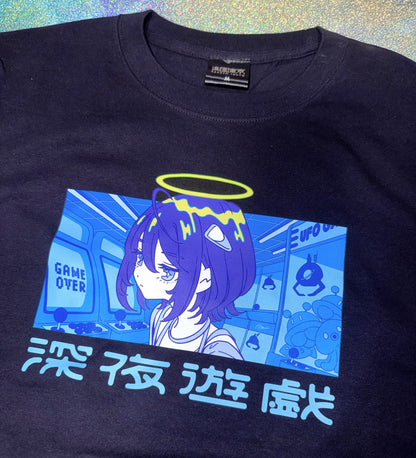 Midnight swimming long sleeve T-shirt