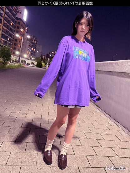 Midnight swimming long sleeve T-shirt