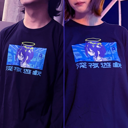 Midnight swimming long sleeve T-shirt