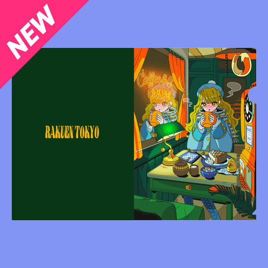 A5クリアファイル【冬の喫茶店】