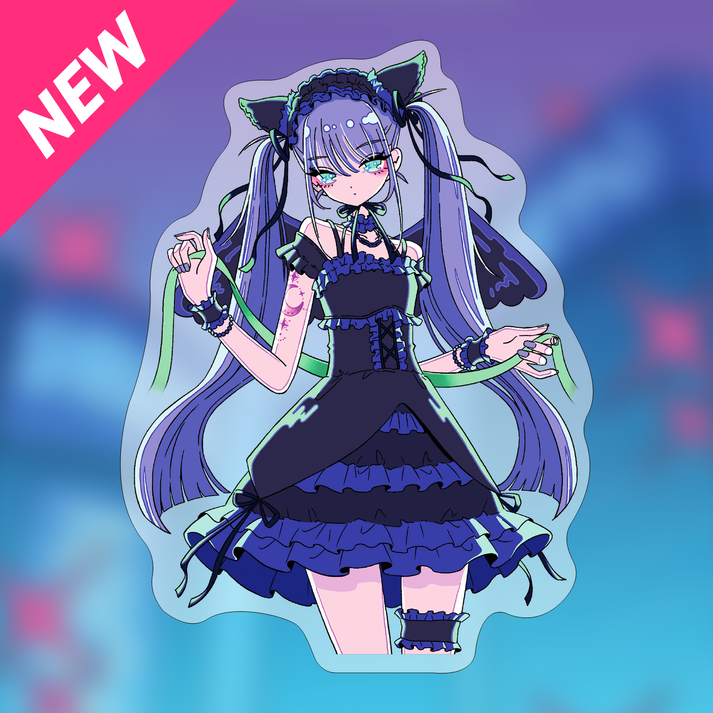 Label-style stickers #12 to #16