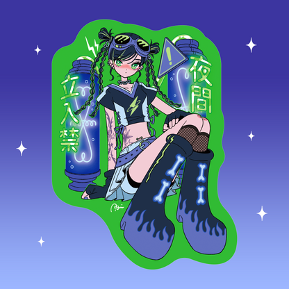 Label-style stickers #12 to #16
